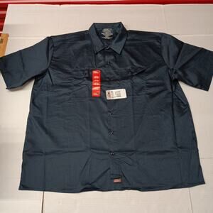 Dickies Essential Work Shirt Mens Size 3XL Blue Temp Control